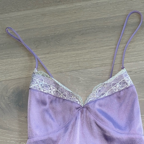 NWT Lavender Free People Intimately SLIP DRESS sz medium M - Picture 3 of 8